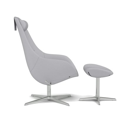 Varier Furniture Kokon - Grey Polyester - Chrome base