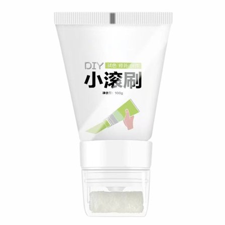 Varme Små Håndholdte Maleruller Væg Gips Maling Pensel Miljøvenlig Maling Latex Maling til Maskering Graffiti Pletter Væg Renovering Hvid Hvid