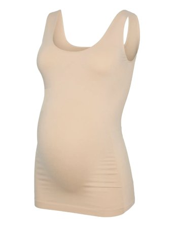 Mamalicious Mlheal Tank Top Noos A. - Beige - ONE SIZE