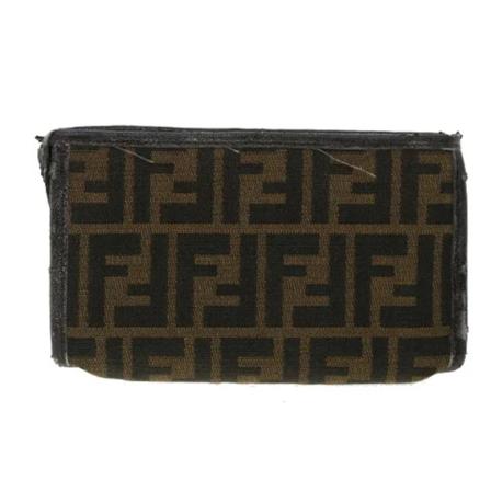 Fendi Vintage Pre-owned Canvas pouches , Bruin , Dames , Maat: ONE Size Vintage Tassen