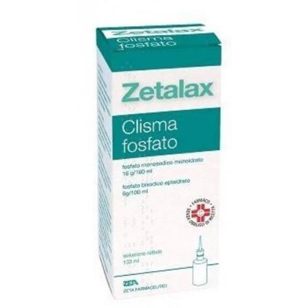 Zetalax Clisma Fosfato 1 Clisma 133ml