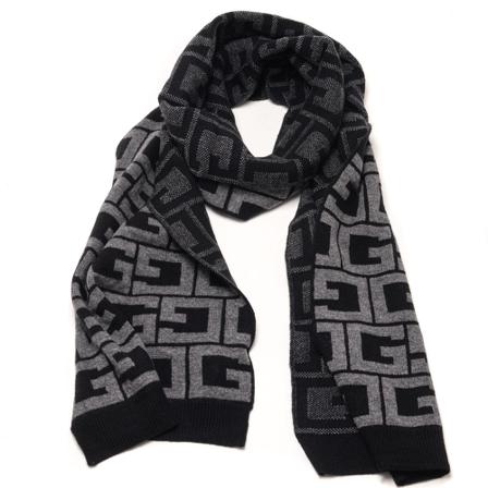 Guess Scarves , Zwart , Heren , Maat: ONE Size Sjaals