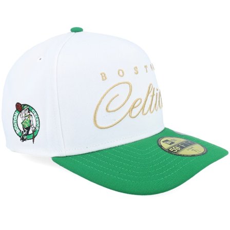 New Era - NBA White fitted Caps - Boston Celtics NBA Draft 59FIFTY White/Green A-Frame Fitted @ Hatstore