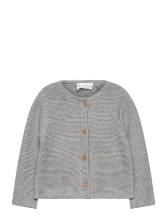 Knitted Button Cardigan Grey Mango