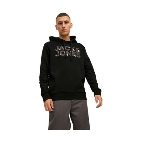 Jack & Jones, Hoodies Czarny, Mężczyzna, Rozmiar: L
