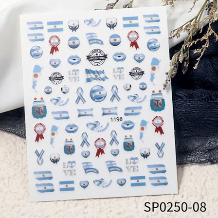 UEFA Kynsitaidetarrat Lippu Kynsitarra TZ0250-08 TZ0250-08