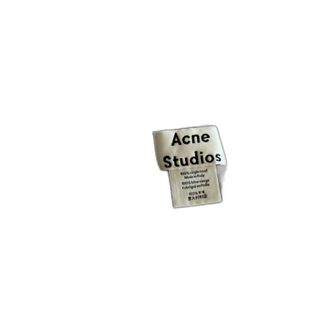 Ljusgrå halsduk från Acne Studios