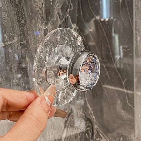 Akryylikylpyhuoneen kristalli läpinäkyvä koukkuseinävaatteiden ripustin K