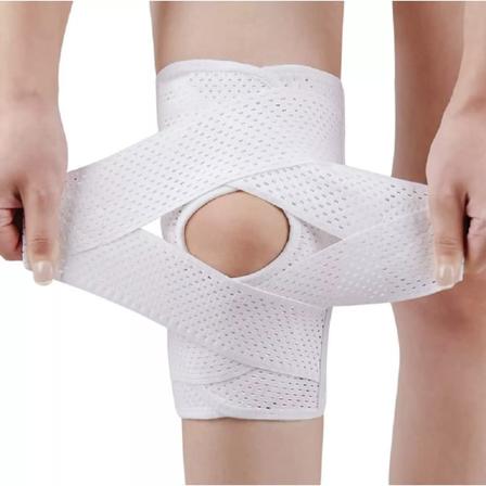 1. knesupport for smertelindring i kneet Hvit White 3XL