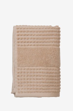 Juna - Handduk Check - Beige - Handdukar - Från Homeroom