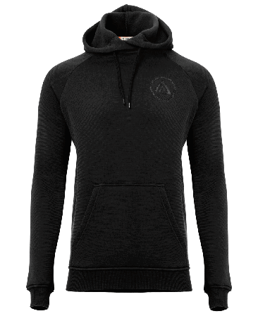 Aclima M's Fleecewool V2 Hoodie Jet Black