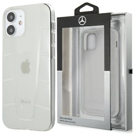 Mercedes MEHCP12SCLCT iPhone 12 mini 5.4 klart hardt deksel Transparent Line