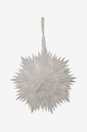 Star Trading - Paperitähti Dis 60 cm - Valkoinen - Joulun koristevalot - - Homeroom