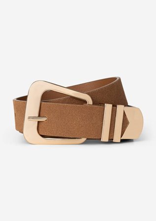 CAMILLA PIHL - Bennett Belt - Camel Suede Size80