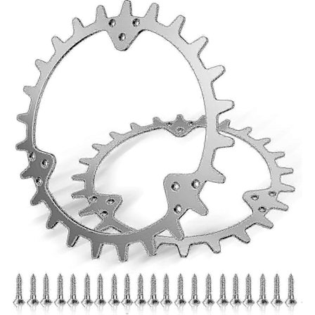 Aluminiums pigger for bedre grep passer Husqvarna Automower 420/320 / 430x /435x /440/450x med avgratting og gresshjulspigg 255mm for utenfor hjul A