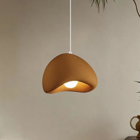 Led Hængende Lampe Harpiks Lampskærm Industriel Metal Loftstang