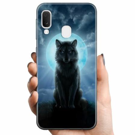 Samsung Galaxy A20e Tpu Mobilskal Wolf In The Dark