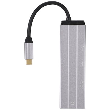 6 i 1 Typ C TF SD Minneskort USB 2.0 3.0 HDMI USB C PD Expansionsdocka Hub