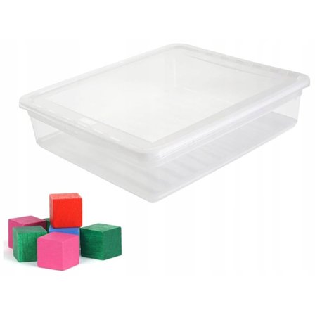 Låda, behållare med lock 9l transparent KEEEPER_MGF