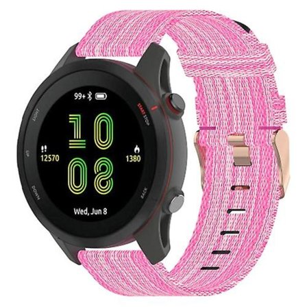 För Garmin Venu 2 22mm Nylon Woven Watch Band