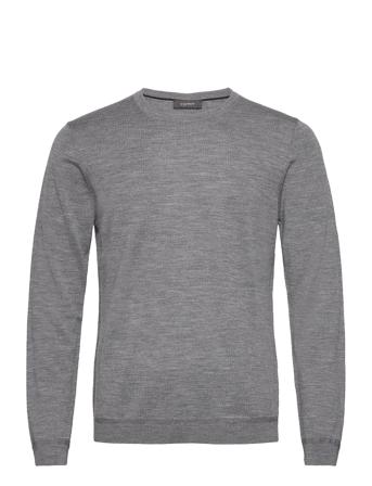 Sweaters Strikkegenser M. Rund Krage Grå Esprit Collection