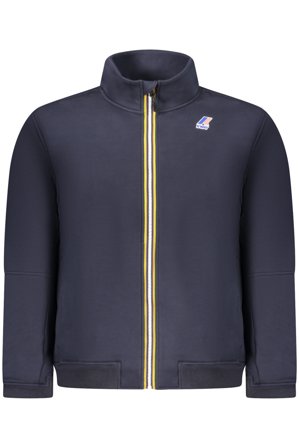 K-way Felpa Con Zip Uomo Blu