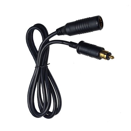 Moottoripyörän lataussovitinkaapeli 300 cm pituus DIN-moottoripyörän latausjatkokaapelille 300 W korkea kuorma