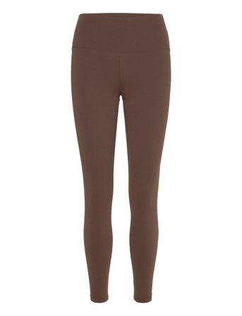 Weekday High Waisted Sports Tights - Brown - XS