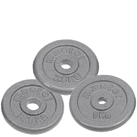 Master Fitness Painolevy 25 mm 0,5-10 kg