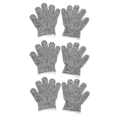 3 par Kuttsikre Hansker Barn Hagearbeid Utendørsaktiviteter Skjæresikre arbeidshansker