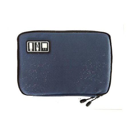 (laivastonsininen)gadget-kaapelijärjestäjä säilytyspussi matkustaa elektroniset lisävarusteet kaapelipussi kotelo usb-laturi