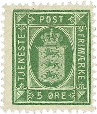 Danmark 1902 - Tjenestemærke AFA 9 - Postfrisk