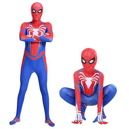 Spiderman Advanced Suit Cosplay Puku Jumpsuit Fit 100cm