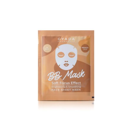 Gyada Cosmetics Maschere Viso in Tessuto Bb Mask - Medium 15ml - Maschera Illuminante viso