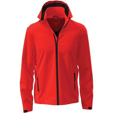 Stedman Herr Lux Hooded Soft Shell Jacka L Scarlet Red