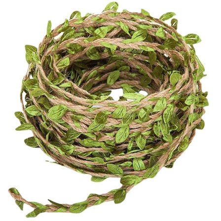 Keinotekoinen lehtiköynnös - 20M - Rustiikkinen viidakkoköynnös keinotekoinen lehtikoriste seinälle puutarhaan tai häihin