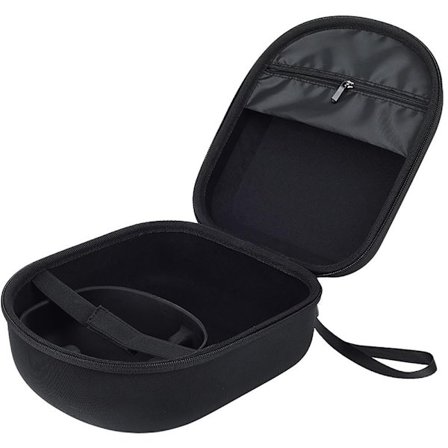 VR Glasögon Förvaringslåda EVA Väska Förvaringsfodral Bärväska Portabel VR Glasögon Stöttålig Dragkedjeväska Kompatibel med Oculus Quest 2