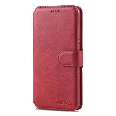 Huawei P20 Pro - Effektfullt Retro Plånboksfodral Röd