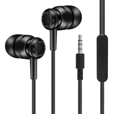 Trådbundna öronsnäckor med mikrofon - Trådbundna hörlurar med mikrofon, , Anti-