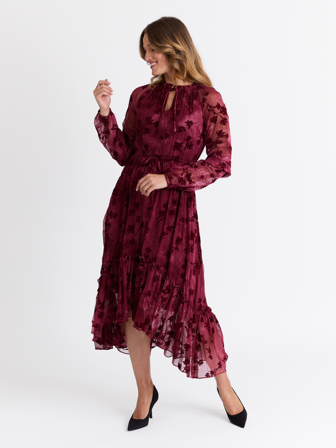 MATCH - Andrea kjole - Marie Philippe - Str. 34 - Dame - Kjoler & Skjørt - Rød - 100% viskose