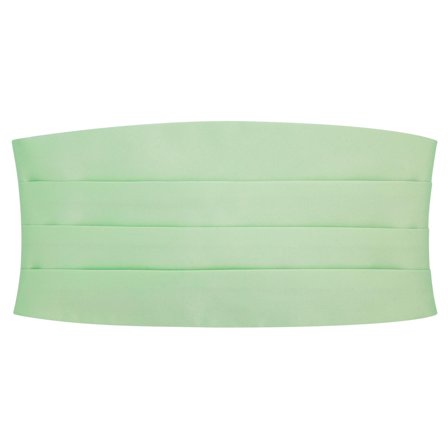 Mint Green Basic Cummerbund for Men - Cummerbunds