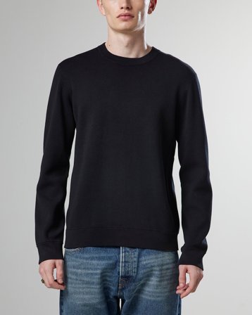 NN.07 Luis 6430 Sweater Male Black Cotton Blend