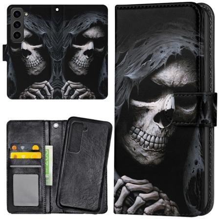 Samsung Galaxy S23 Plus - Lommebok Deksel Grim Reaper