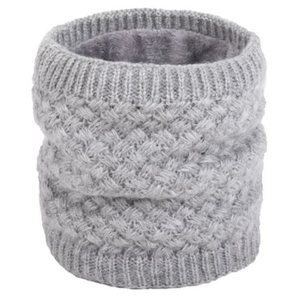 Vinter Halsvarmer, Termisk Halstørklædeforing, Unisex Tyk Strikket Rundt Halstørklæde Vintervarm Hals til Mænd Kvinder Sportshalstørklæde