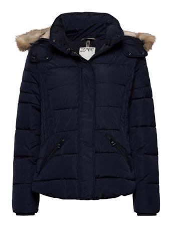 Jackets Outdoor Woven Blue Esprit Casual