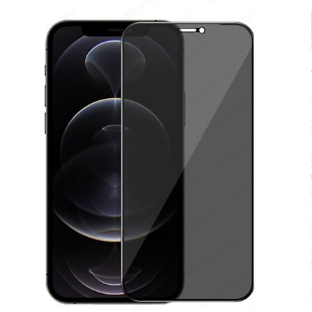 2-PACK iPhone 13 Pro Max Skärmskydd Anti-Spy HD 0,3mm