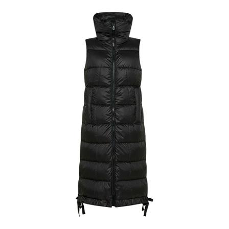 Peuterey, Recycled down long gilet Zwart, Dames, Maat:L,polyester