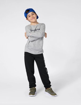 Champion Ls Shirt - Grey - 126-131