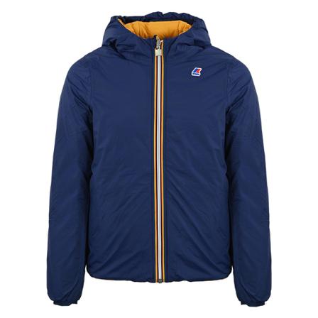 K-Way, Winter Jackets Blauw, Heren, Maat:L