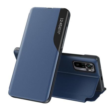 Eco Läder View Case Till Xiaomi Redmi Note 10 / 10s - Blå